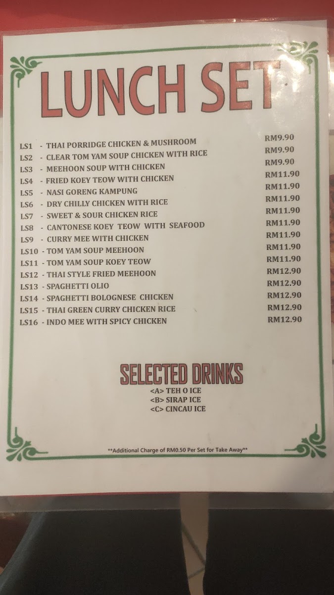 Strawberry Fields Cafe Petaling Jaya Menu - Image 2